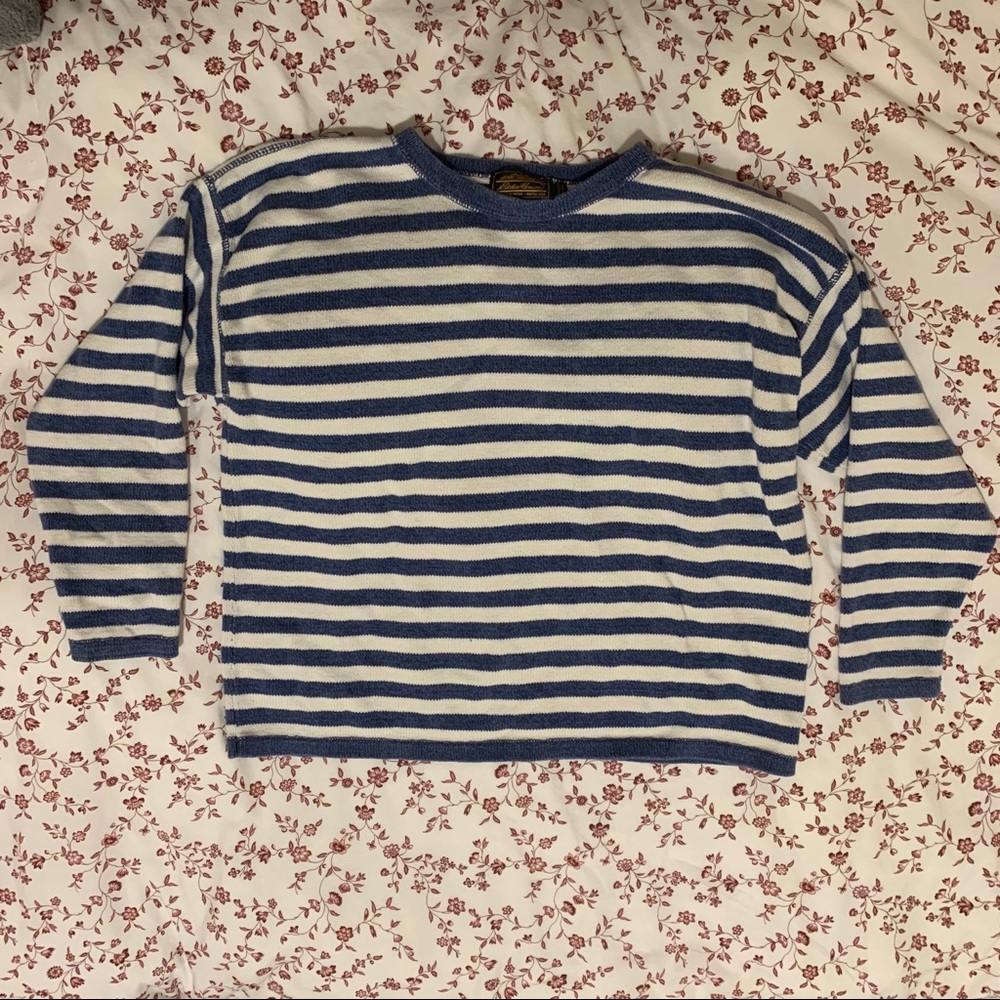 Vintage Striped Oversized Sweater